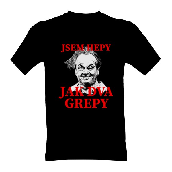 Tričko s potiskem Hepy