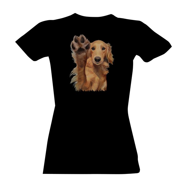 High Five Golden Retriever  T-shirt