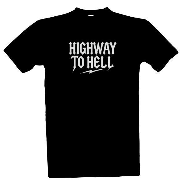 Tričko s potiskem Highway to hell