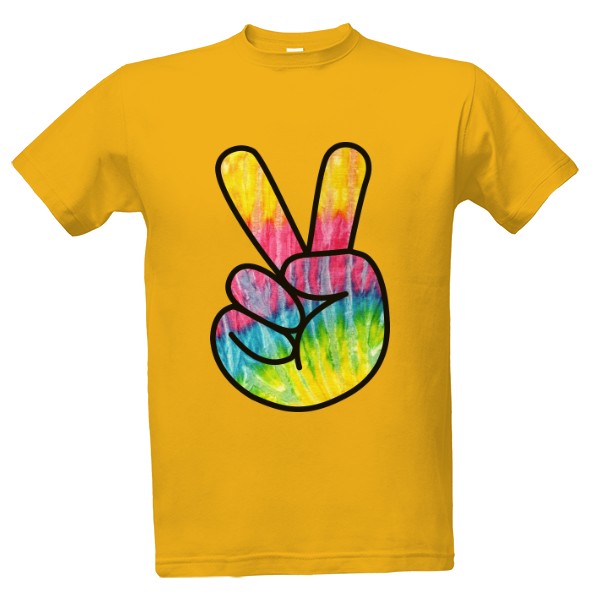 Tričko s potiskem HIPPIES Mashalesi Art Design 12