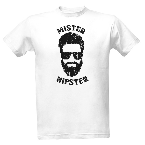Tričko s potiskem Hipster tričko