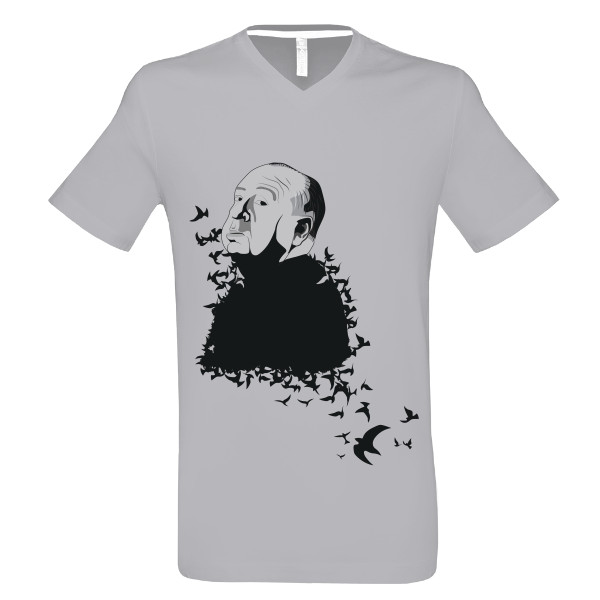 Tričko s potiskem Hitchcock - pánské triko