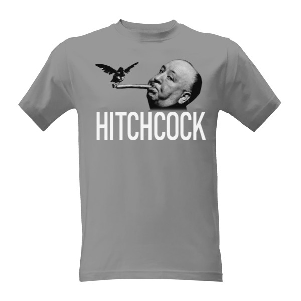 Tričko s potiskem Hitchcock