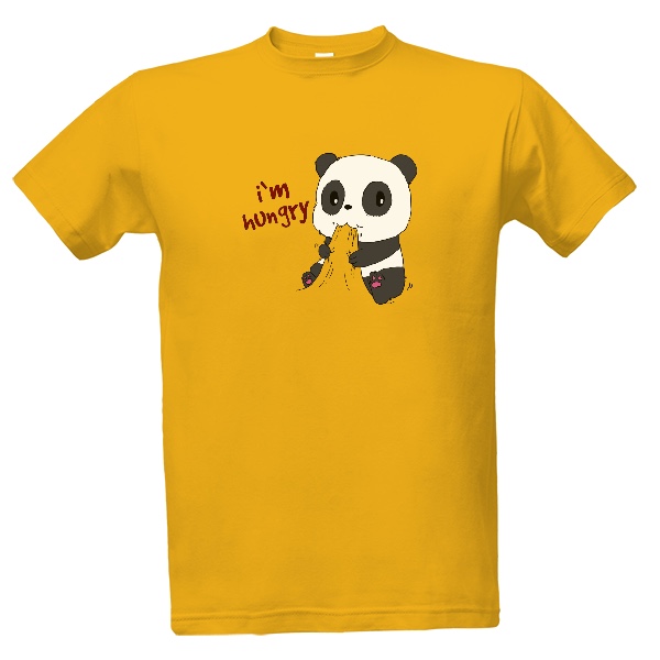 Tričko s potiskem Hladová panda