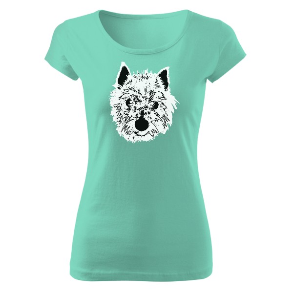 Tričko s potlačou Hlava westíka