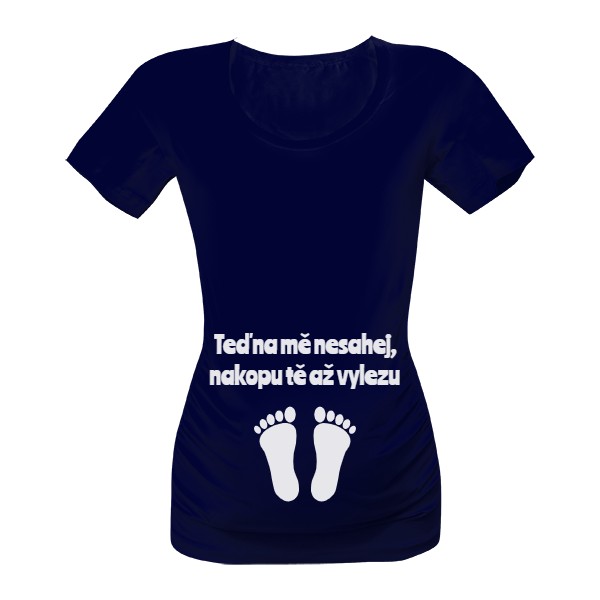 Tričko s potiskem Hlavně bezkontaktně!