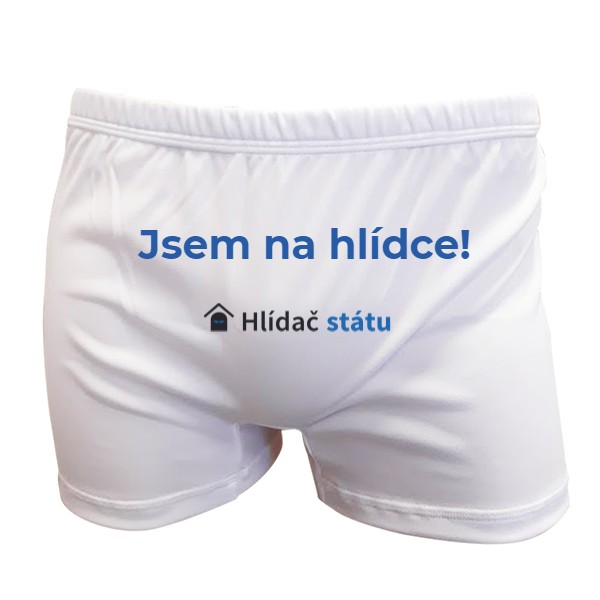 Trenýrky s potiskem Hlídač státu - boxerky 2