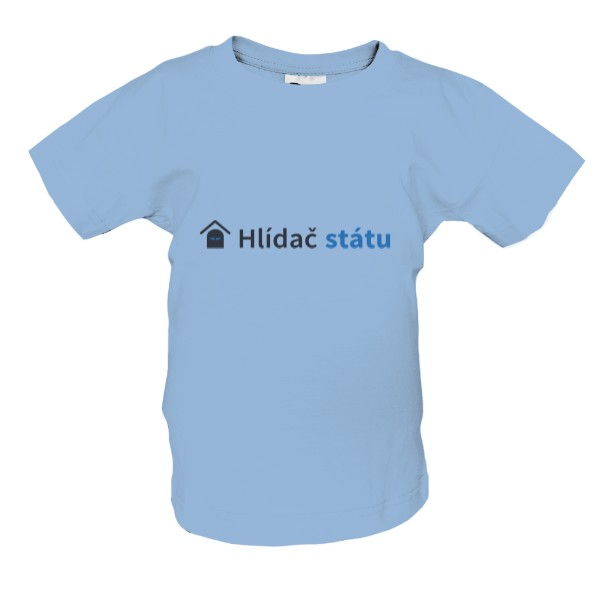 Tričko s potiskem Hlídač státu - dětské, modré