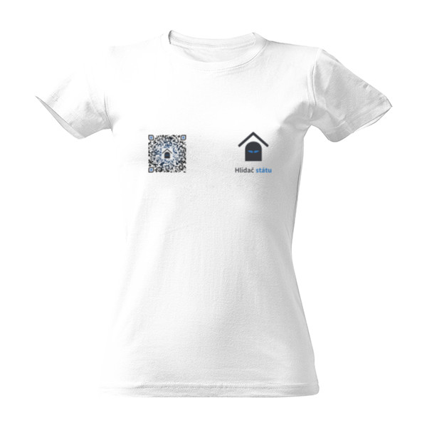 Tričko s potiskem Hlídaš státu - dámské, QR