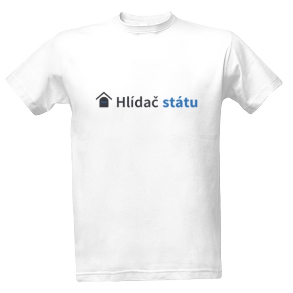 Tričko s potiskem Hlídaš státu - pánské, QR