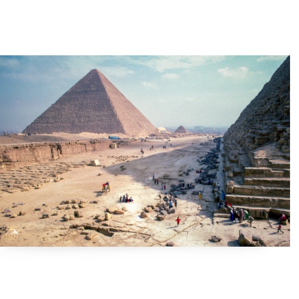 Fotoplátno 3:2 s potiskem Hnědé pyramidy