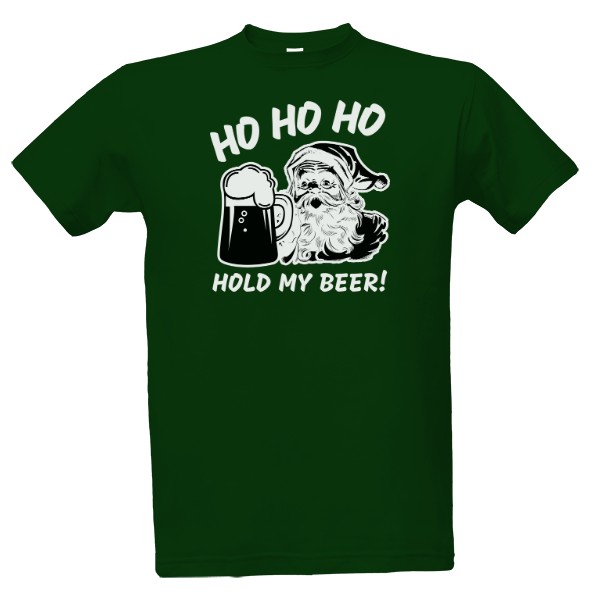Tričko s potiskem Ho Ho Hold My Beer