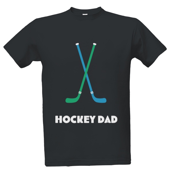 Tričko s potiskem Hockey dad