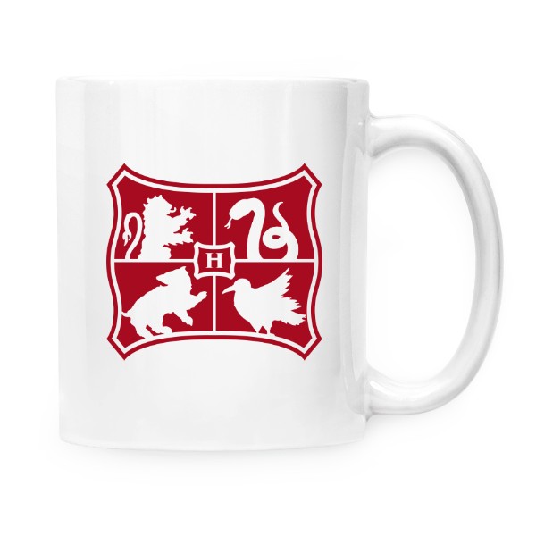 Hrnek malý bílý s potiskem Hogwarts Legacy