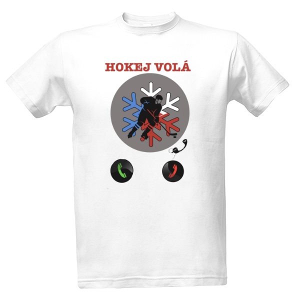 Tričko s potiskem Hokej volá