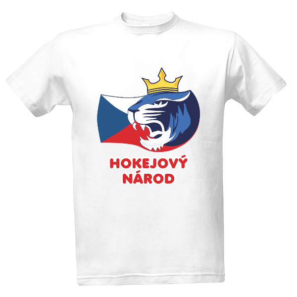 Tričko s potiskem Hokejový národ - varianta 1