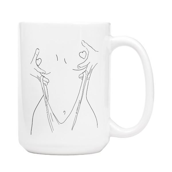 Hrnek velký s potiskem HOLD ON TIGHT cup