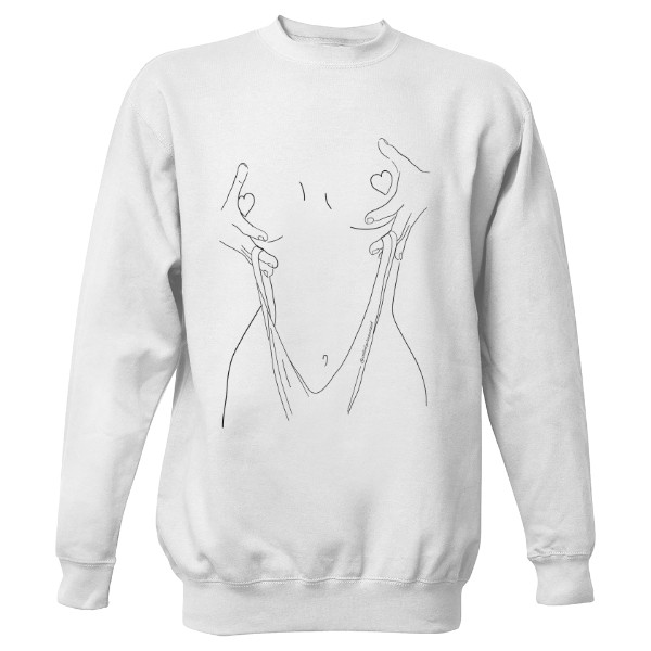 Mikina bez kapuce Unisex s potiskem HOLD ON TIGHT men sweatshirt 