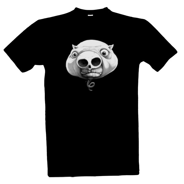 Tričko s potiskem Hollow Pig