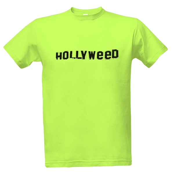 Tričko s potiskem Hollyweed