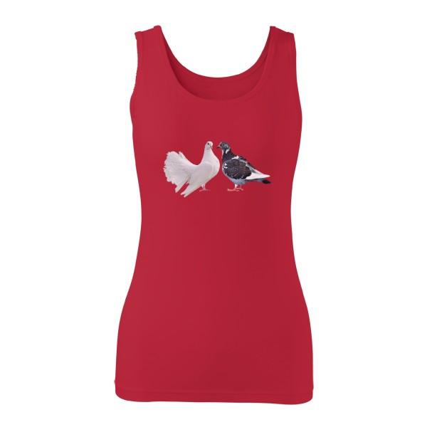 Tričko s potiskem Holubi