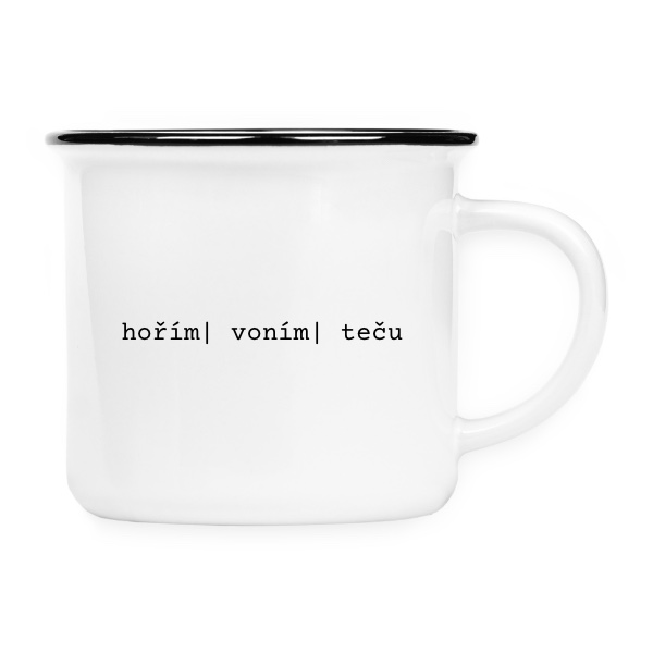 Keramikáčik s potlačou hořím voním teču lok