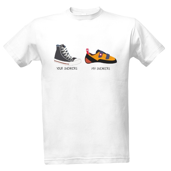 Horolezení sneaker T-shirt