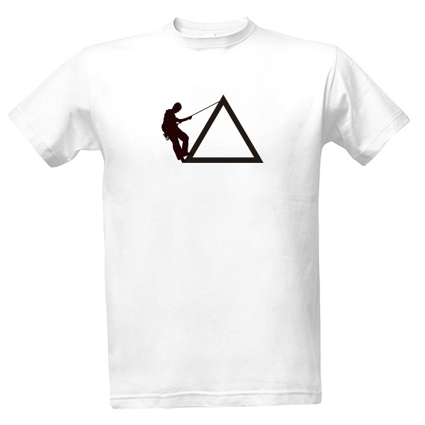 Tričko s potiskem horolezení