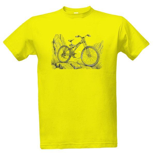 Tričko s potiskem Horské kolo