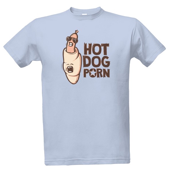 Tričko s potiskem Hot Dog Porn - Pánské