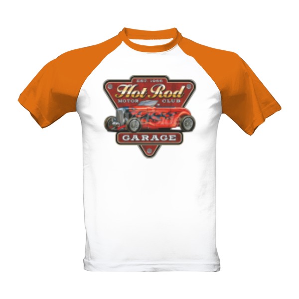 Tričko s potiskem Hot Rod Garage