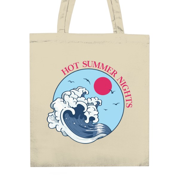 Unisex Cotton Bag Hot summer nights