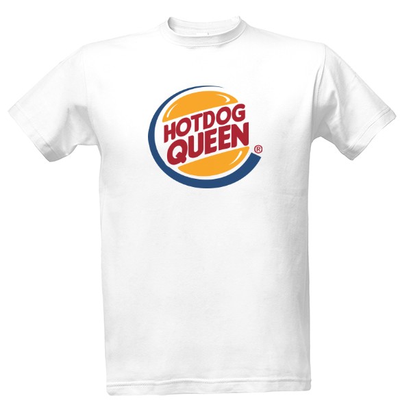 Tričko s potiskem Hotdog queen