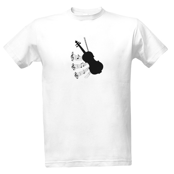 Tričko s potiskem Housle
