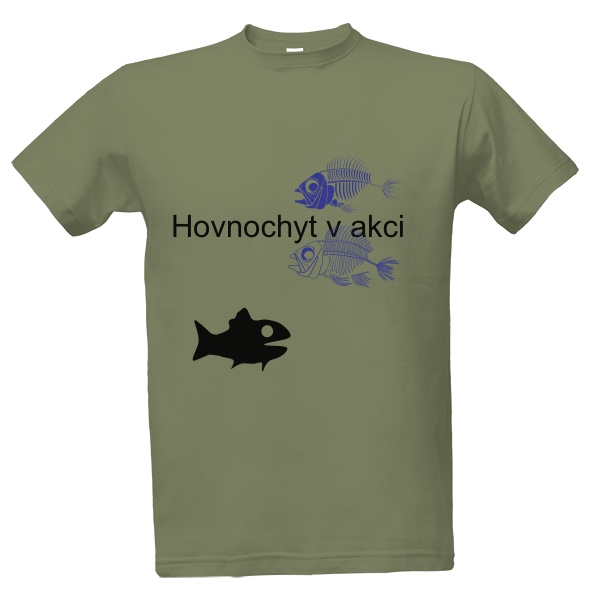Tričko s potiskem Hovnochyt 