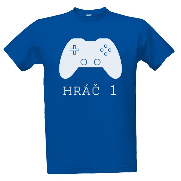 Tričko s potiskem Hráč 1 partner 
