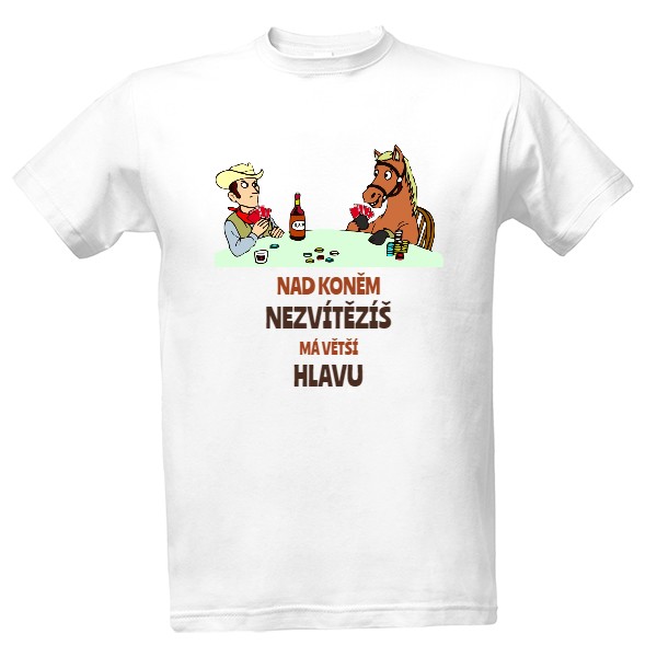 Tričko s potiskem Hrátky s koněm
