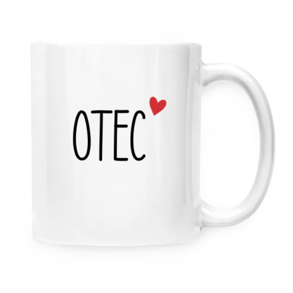 Hrnček malý biely s potlačou otec