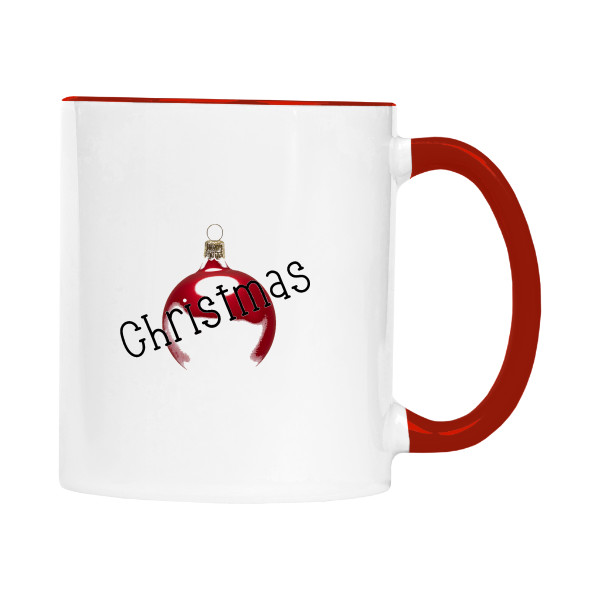 Hrnek malý barevný s potiskem Christmas