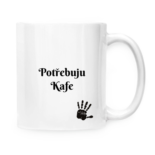 Hrnček malý biely s potlačou Nový produkt