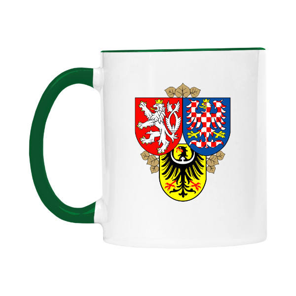 Hrnček malý farebný s potlačou Hrnek - armádní znak