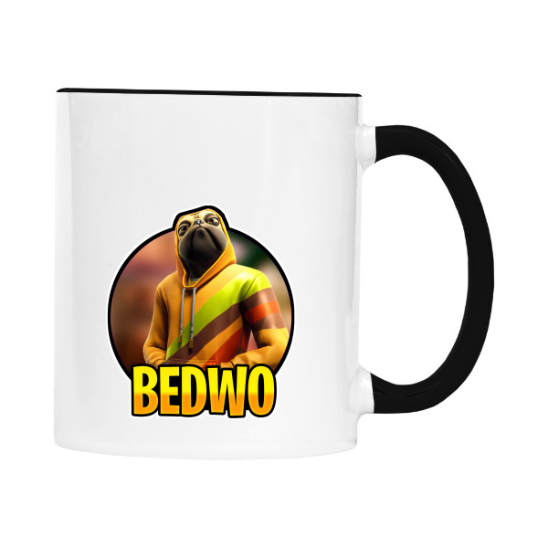 Hrnek malý barevný s potiskem Hrnek s Logem Bedwo