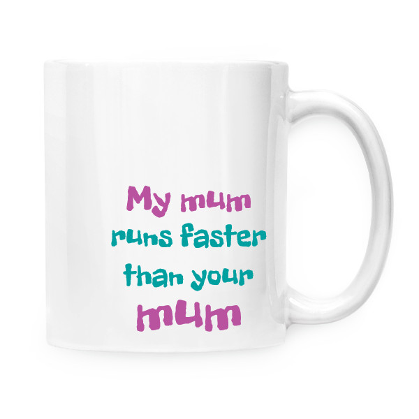 Hrnček malý biely s potlačou Hrnek My mum