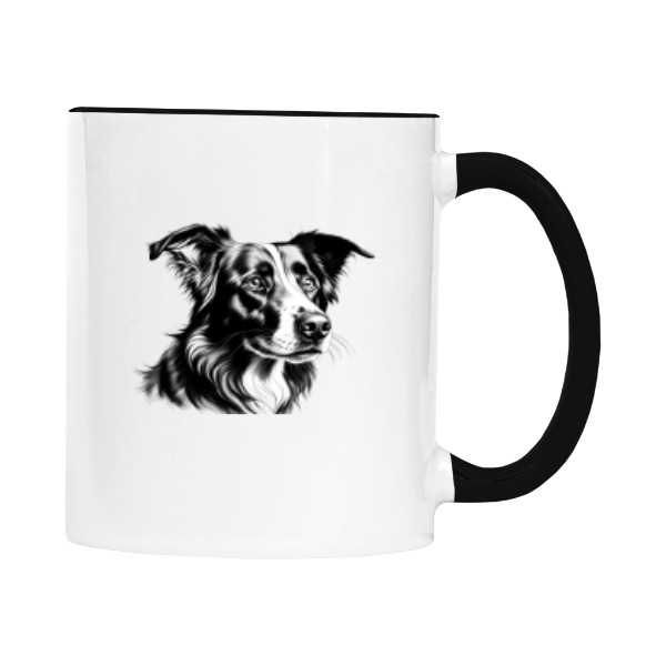 Hrnček malý farebný s potlačou Hrnek pejsek