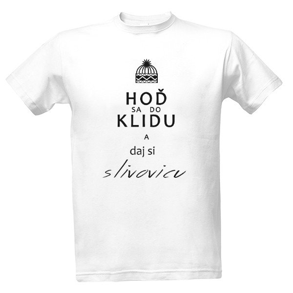 Tričko s potiskem HSDK a daj si slivovicu