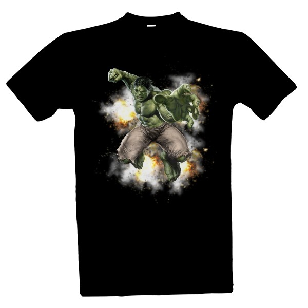 Tričko s potiskem Hulk