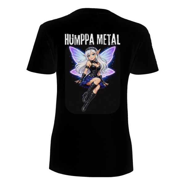 Tričko s potiskem humppa metal žena malá záda
