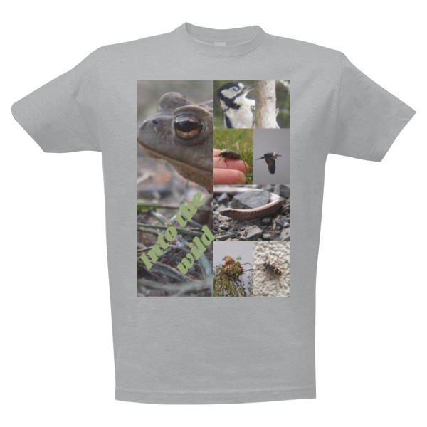 Tričko s potiskem Hurá do divočiny (into the wild)  