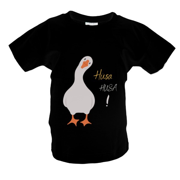 Tričko s potiskem Husa, husa-dětské