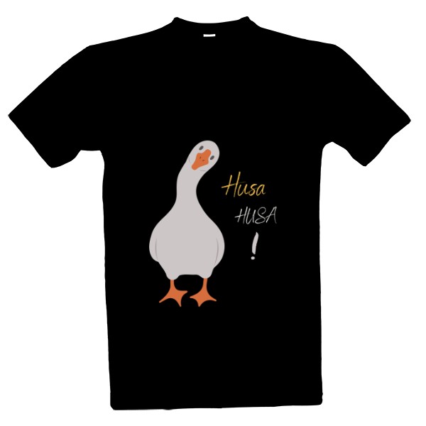 Tričko s potiskem Husa, husa-pánské
